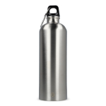 Garrafa de aço inoxidável reciclado em cores metalizadas 750 ml cor branco segunda vista