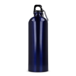 Garrafa de aço inoxidável reciclado em cores metalizadas 750 ml cor branco quarta vista