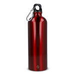 Garrafa de aço inoxidável reciclado em cores metalizadas 750 ml cor branco