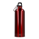 Garrafa de aço inoxidável reciclado em cores metalizadas 750 ml cor branco segunda vista