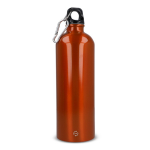 Garrafa de aço inoxidável reciclado em cores metalizadas 750 ml cor branco