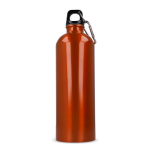 Garrafa de aço inoxidável reciclado em cores metalizadas 750 ml cor branco quarta vista