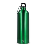 Garrafa de aço inoxidável reciclado em cores metalizadas 750 ml cor branco segunda vista