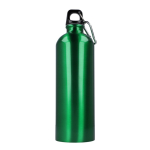 Garrafa de aço inoxidável reciclado em cores metalizadas 750 ml cor branco quarta vista