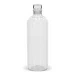 Garrafa de vidro borossilicato antifugas grande de 1L Glass Fridge cor transparente