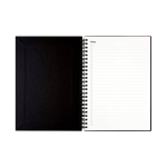 Caderno InfiniteBook A5 de capa dura feito na Europa tinta preta cor preto primeira vista