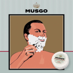Sabonete de barbear de origem vegetal com extrato de coco 100 g vista conjunto