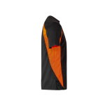 T-shirt de trabalho, unissexo, de poliéster bicolor 160 g/m2 Velilla cor cor-de-laranja terceira vista