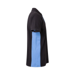 Polo de trabalho bicolor, piqué de algodão/poliéster 180 g/m2 Velilla cor azul-claro quarta vista