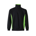 Camisola de trabalho de algodão e poliéster 260 g/m2 Velilla cor verde segunda vista