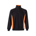 Camisola de trabalho de algodão e poliéster 260 g/m2 Velilla cor cor-de-laranja segunda vista