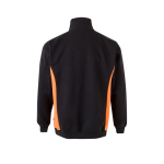 Camisola de trabalho de algodão e poliéster 260 g/m2 Velilla cor cor-de-laranja