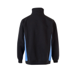 Camisola de trabalho de algodão e poliéster 260 g/m2 Velilla cor azul-claro