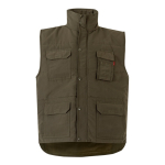 Colete multibolsos acolchoado de poliéster 220 g/m2 Velilla cor verde militar segunda vista