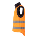Colete de trabalho acolchoado e reversível, poliéster 220 g/m2 Velilla cor cor-de-laranja quinta vista