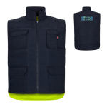 Colete de trabalho acolchoado e reversível, poliéster 220 g/m2 Velilla vista principal