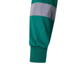 Casaco de trabalho unissexo, poliéster/algodão 210 g/m2 Velilla cor verde quinta vista