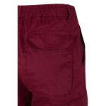 Calças de trabalho unissexo de algodão e poliéster 210 g/m2 Velilla cor bordeaux sexta vista