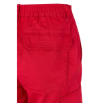 Calças de trabalho unissexo de algodão e poliéster 210 g/m2 Velilla cor vermelho sexta vista