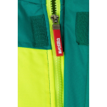 Casaco de trabalho unissexo, bicolor, de poliéster 180 g/m2 Velilla cor verde quinta vista
