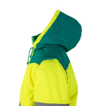 Casaco de trabalho unissexo, bicolor, de poliéster 180 g/m2 Velilla cor verde sexta vista