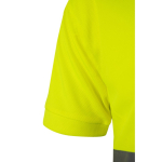 Polo de trabalho extragrande, manga curta, poliéster 160 g/m2 Velilla cor bordeaux sexta vista