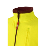Casaco de trabalho unissexo, polar, refletor 280 g/m2 Velilla cor bordeaux oitava vista