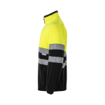Casaco de trabalho unissexo, polar, refletor 280 g/m2 Velilla cor preto terceira vista