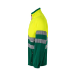 Casaco de trabalho unissexo, polar, refletor 280 g/m2 Velilla cor verde terceira vista