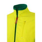 Casaco de trabalho unissexo, polar, refletor 280 g/m2 Velilla cor verde nona vista