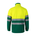 Casaco de trabalho unissexo, polar, refletor 280 g/m2 Velilla cor verde