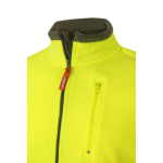 Casaco de trabalho unissexo, polar, refletor 280 g/m2 Velilla cor verde militar oitava vista