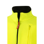 Casaco softshell de poliéster/elastano com refletor 280 g/m2 Velilla cor preto oitava vista