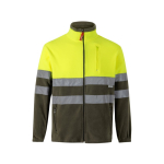 Casaco softshell de poliéster/elastano com refletor 280 g/m2 Velilla cor verde militar segunda vista