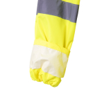 Impermeável de trabalho com refletores 130 g/m2 Velilla cor amarelo fluorescente sétima vista