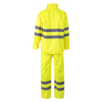 Impermeável de trabalho com refletores 130 g/m2 Velilla cor amarelo fluorescente