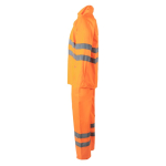 Impermeável de trabalho com refletores 130 g/m2 Velilla cor cor-de-laranja fluorescente terceira vista