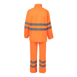 Impermeável de trabalho com refletores 130 g/m2 Velilla cor cor-de-laranja fluorescente