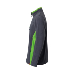 Casaco de trabalho unissexo, polar, poliéster 220 g/m2 Velilla cor verde terceira vista