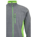 Casaco de trabalho unissexo, polar, poliéster 220 g/m2 Velilla cor verde sexta vista