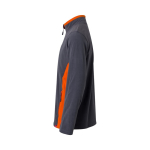 Casaco de trabalho unissexo, polar, poliéster 220 g/m2 Velilla cor cor-de-laranja terceira vista