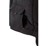 Colete de trabalho unissexo multibolsos de poliéster 120 g/m2 Velilla cor cor-de-laranja sétima vista