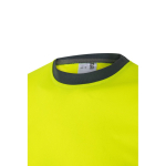T-shirt de trabalho técnica, poliéster com refletores 140 g/m2 Velilla cor cinzento quinta vista