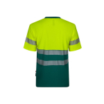 T-shirt de trabalho bicolor piqué, algodão/poliéster 150 g/m2 Velilla cor verde