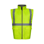 Parka de trabalho 4 em 1, poliéster revestida com PU 180 g/m2 Velilla cor cinzento sétima vista