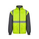 Parka de trabalho 4 em 1, poliéster extragrande 180 g/m2 Velilla cor cinzento sexta vista
