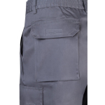 Bermudas multibolsos de sarja de algodão e poliéster 200 g/m2 Velilla cor cinzento sexta vista