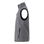 Colete de trabalho softshell, forro polar poliéster 280 g/m2 Velilla cor cinzento terceira vista
