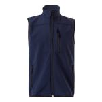 Colete de trabalho softshell, forro polar poliéster 280 g/m2 Velilla cor azul-marinho segunda vista