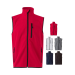 Colete de trabalho softshell, forro polar poliéster 280 g/m2 Velilla varias cores